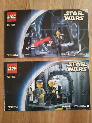 Buy Lego Star Wars Bundle 7200 & 7201 Final Duel 1&2 100% COMPLETE!!! RETIRED SET!!! • 79.99£