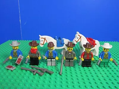 Buy VINTAGE Genuine LEGO WESTERN COWBOY SHERIFF MINIFIGURE Set Wild West BANDIT • 65.52£