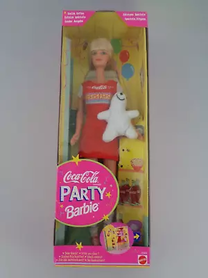 Buy 1998 Mattel Coca Cola Party 22964 Barbie Dolls NRFB (5235) • 41.10£