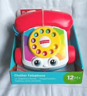 Buy Fisher Price Chatter Telephone Early Learning Childrens Kids Toy NEW SEALED • 11£