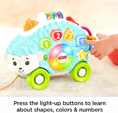 Buy Fisher-price Linkimals Happy Shapes Hedgehog Toy Children Babies Interactive • 14.99£