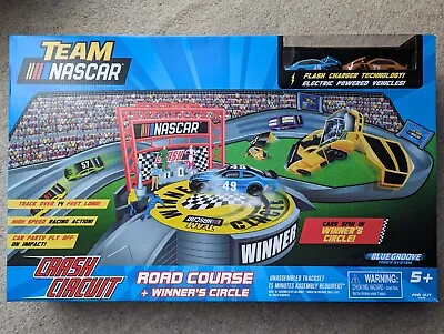Buy Team NASCAR Crash Circuit Road Course Racers Track Mattel Diecast Hot Wheels UK • 65£