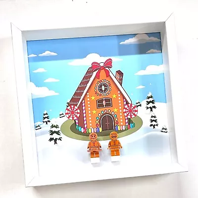 Buy Display Case Frame For Lego ® Gingerbread House Minifigures 25cm Or 27cm • 23.99£