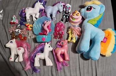 Buy My Little Pony Bundle/ Lot 20 Items (Rainbow Dash, Pinkie Pie, G1 Reproductions) • 35£
