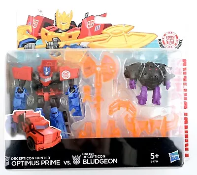 Buy Transformers - Robots In Disguise - OPTIMUS PRIME Vs. DECEPTICON BLUDGEON • 19.20£