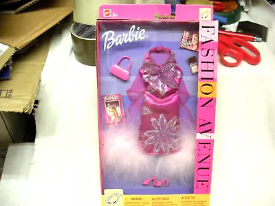 Buy Barbie Fashion Avenue Purple Dress W. Sequins #25701 2002 Mattel Nrfb Perfect • 28.78£