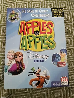 Buy Rare APPLES TO APPLES DISNEY EDITION Mattel Games. 2016. Complete.  • 14.99£
