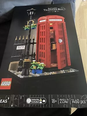 Buy 21347 Red London Telephone Box (LEGO Ideas) NEW & SEALED • 100£