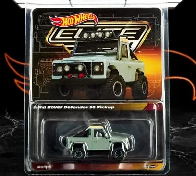 Buy Hot Wheels Elite 64 - Land Rover Defender 90 Pickup - NEW With Protector • 26.99£