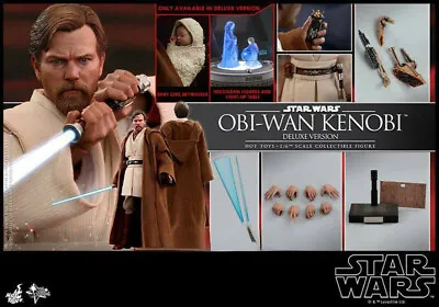 Buy Hot Toys MMS478 - Star Wars:Episode III 1/6th Obi-Wan Kenobi（Deluxe Version）New • 479.67£