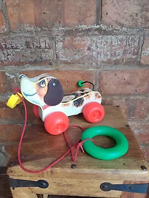 Buy Original Fisher Price Little Snoopy Pull Along Dog Children’s Toy  Retro • 8.50£