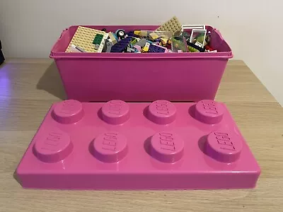 Buy LEGO Storage Brick 8 Stud Pink Container With 2kg Of Lego Inside • 22.49£