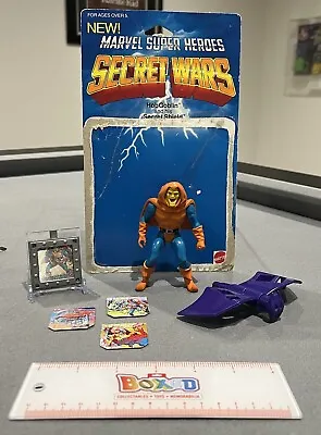 Buy Vintage Mattel Marvel Secret Wars Hobgoblin Complete 1984 & Original Card • 185£