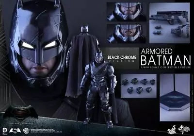 Buy Hot Toys Bvs Armored Batman Black Chrome Edition • 508.32£