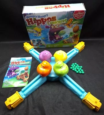 Buy Hungry Hungry Hippos Launchers Kids Party Family Board Game Ages 4+ Hasbro Toys  • 10£