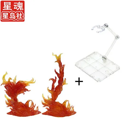 Buy S.H Figuarts Tamashii EFFECT BURNING FLAME & Stand Holder Fit SHF Figma Toy • 21.19£
