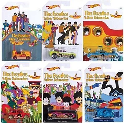 Buy Hot Wheels - The Beatles Yellow Submarine - Limited Edition Set Of 6 Diecast • 100£
