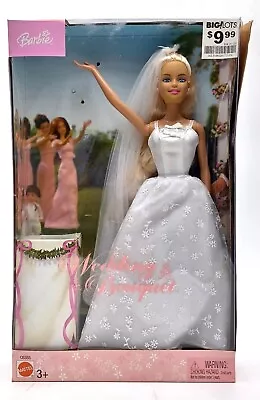 Buy 2003 Wedding Bouquet Barbie Doll / Barbie As Bride / Mattel C6355, NrfB • 56.50£