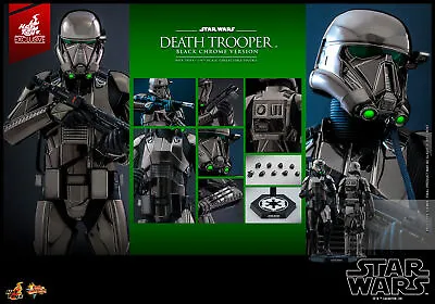 Buy Star Wars Death Trooper Black Chrome Event Exclusive Hot Toys Sideshow MMS621 • 413.58£