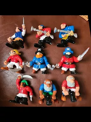 Buy Vintage Fisher Price Great Adventures Pirate Action Figures 7x 1994 1x 1995 • 24.99£