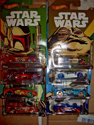 Buy Hot Wheels Star Wars Ultra Rare 8 Car Character Set Usa Walmart Exclusive Mint. • 1.20£
