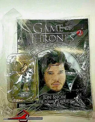 Buy Figure Of Jon Snow (Nights Watch) Game Of Thrones Eaglemoss Collection. Issue 02 • 23.12£