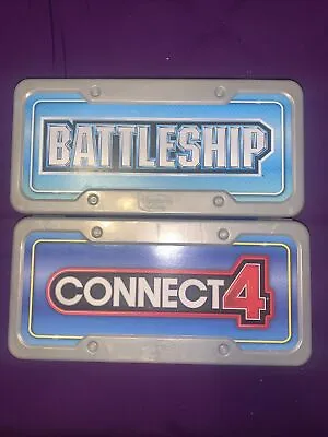 Buy Hasbro Road Trip Connect 4 Portable Board Game An Battleship Board Game Complete • 22.72£