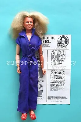 Buy KENNER Bionic Woman Doll  With Original Instructions • 70£