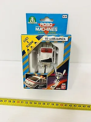 Buy Robo Machine Bandai Transformers Ambulance Robot Vintage Perfect • 106.50£