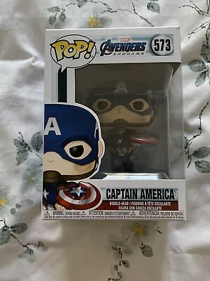 Buy Funko Pop! Avengers Endgame Captain America -Vinyl Figure • 12£