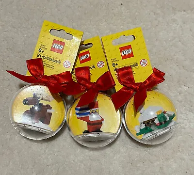 Buy 3x LEGO 850850, 850949, 853574, Christmas Buables Santa, Reindeer, Snow Hut BN • 18.99£