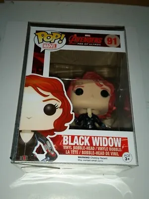 Buy Pop! Marvel Avengers #91 Black Widow Vinyl Figure (nbx2) • 19.99£
