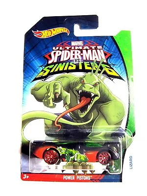 Buy Hot Wheels MARVEL Ultimate Spider-Man Vs The Sinister 6 POWER PISTONS Black MINT • 2.50£