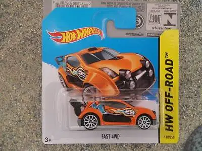 Buy Hot Wheels 2014 #110/250 FAST 4WD Orange HW OFF-ROAD Batch J • 1.99£