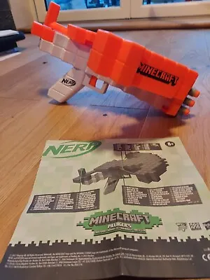 Buy Brand New (Unboxed) Nerf Minecraft Pillagers Crossbow Toy - Orange/White • 8£