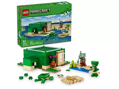 Buy LEGO Minecraft: The Turtle Beach House (21254) • 16£