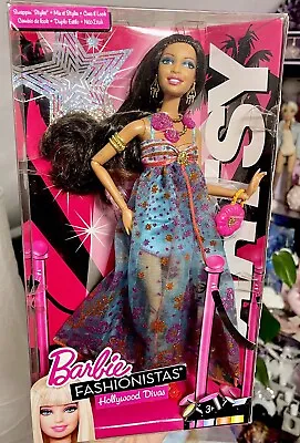 Buy Barbie Extra Rare Fashionista Style Model Hollywood Divas Artsy Nikki New Original Packaging • 46.09£