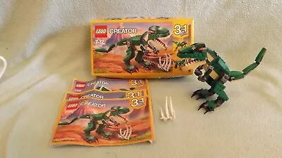 Buy LEGO 31058 Creator 3-in-1 Mighty Dinosaurs Set T-Rex Triceratops Pterodactyl  • 9.99£