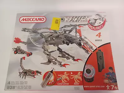 Buy Meccano Speed Play 9902 4 Model Set In Original Box Used Incomplete H9 O33 • 5.95£