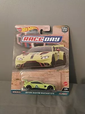 Buy Hot Wheels Premium Aston Martin Vantage GTE Race Day Car Culture Real Riders New • 6.99£
