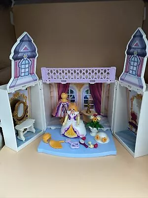 Buy Playmobil Geobra Princess Queen 5419 My Secret Play Box Castle Almost Complete • 9.97£