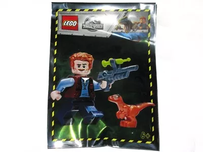 Buy Lego Jurassic World- Owen With Baby Raptor - Foil Pack 121904 Jw023 New & Sealed • 5.99£