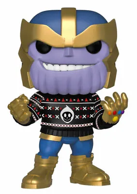 Buy Funko POP #533 Thanos (Holiday) - Marvel - - Includes POP Protector • 7.11£