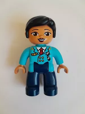Buy Lego Duplo Female Airline Pilot Figure  • 3.50£
