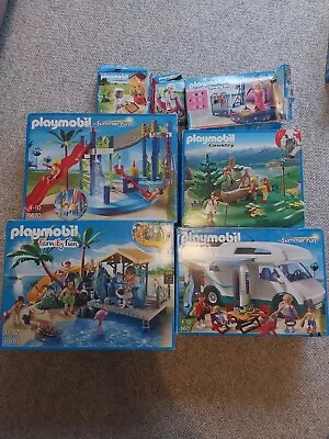 Buy Playmobil Bundle - With Tiki Bar 6979, Water Park 6670 & Other Sets • 40£