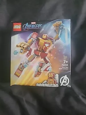 Buy LEGO MARVEL “Iron Man Mech Armour” (76203) NEW & SEALED - BOX PERFECT • 1.51£