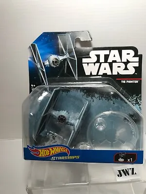 Buy Star Wars Hot Wheels Star Space Ships & Stand - First Order Tie Fighter - New • 14.99£