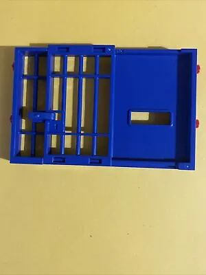 Buy Playmobil Prison Cell Door & Lock Cell Bars Police Station (blue) • 2.99£