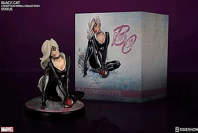 Buy Sideshow BLACK CAT Spider-Man COMIC BOOK CAMPBELL Spiderman Statue NEW Misb!!!! • 245.01£