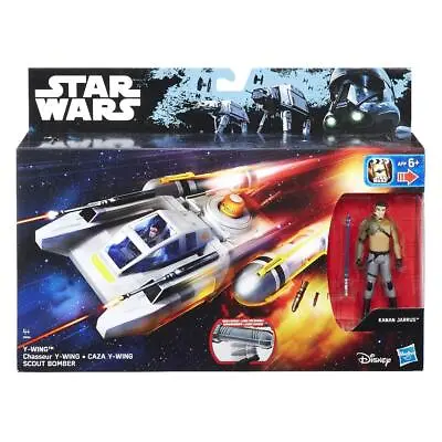 Buy Hasbro Star Wars Rogue One Class I Deluxe Scout Bomber With 3.75   Action Figure • 76.07£
